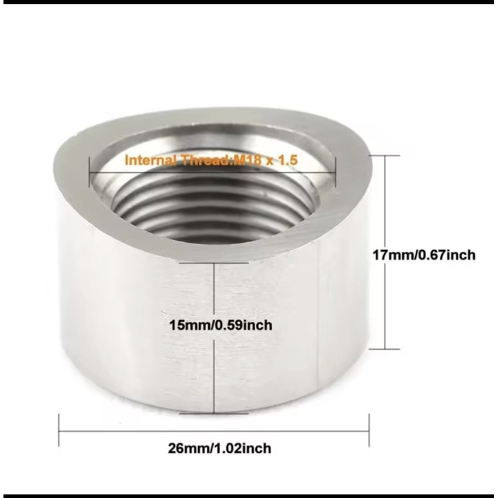 Pas de Vis M18 (sonde Lambda)